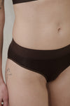 BASERANGE Stretch Flared Briefs UNEL Collection Ribbed Cotton Portugal BAS-UNEL-BL-000-TACTILE